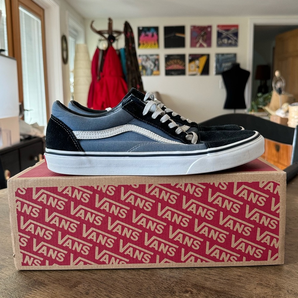 Vans classic Navy Blue/White